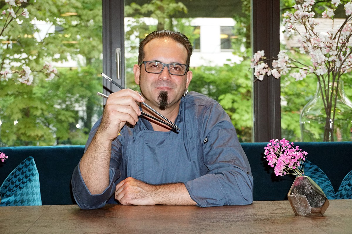 L'Amant-Küchenchef Raphael Nabulon feiert die franko-asiatischen Kochkunst.