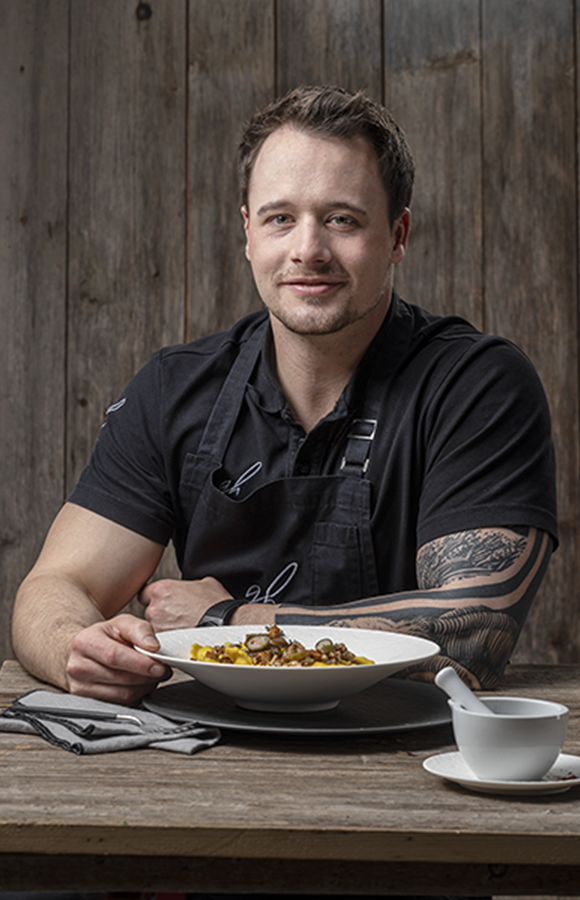 Gabriel Heintjes, Vize-Pasta-Weltmeister, findet in der Zusammenarbeit mit Pastinella neuen Ausdruck für seine Pasta-Leidenschaft.