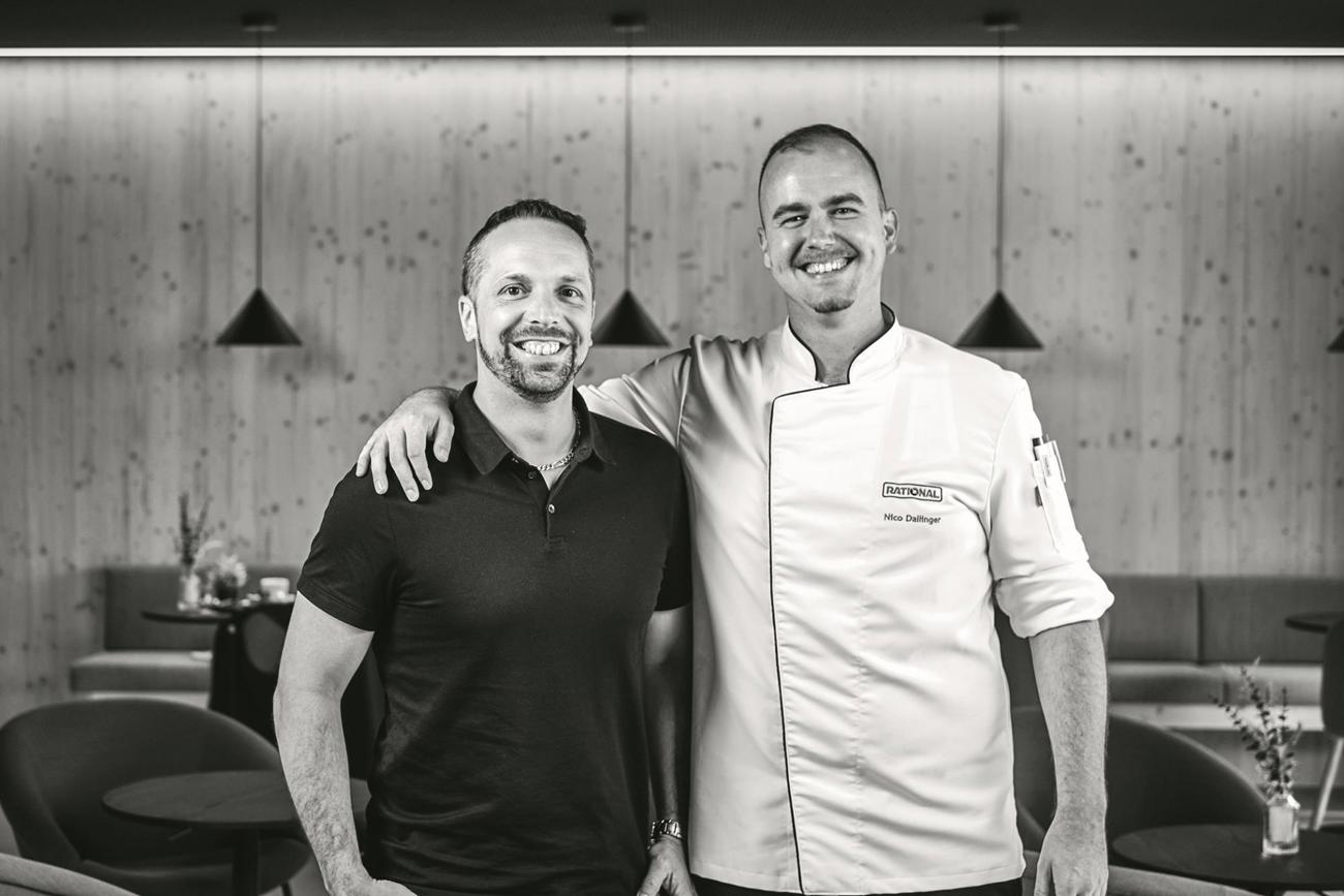 Arbeiten seit Jahren erfolgreich zusammen: Reto Blaser und Nico Dallinger, Regionalverkaufsleiter von Rational.