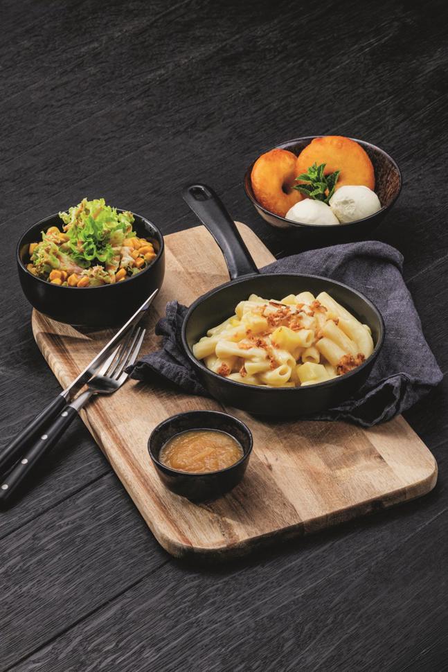 Ob Älpler-Magronen mit Vor- und Nachspeise oder Rindsvoressen: High Convenience reduziert Foodwaste auf ein Minimum.