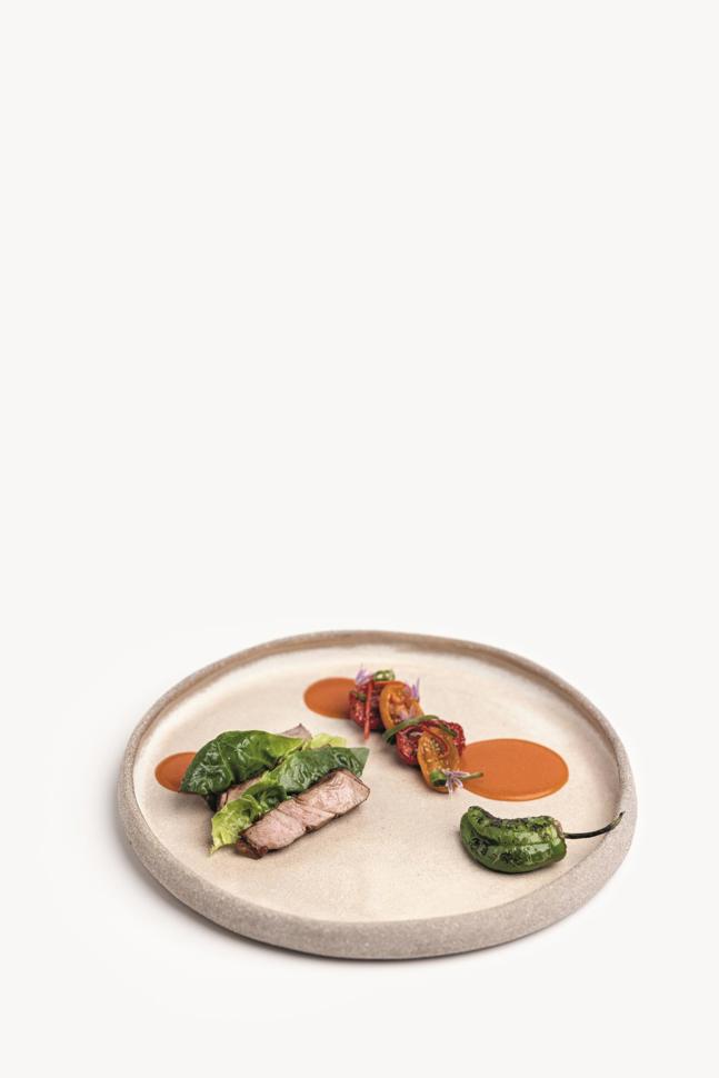 Schwein, Paprika, Kopfsalat Schwein, Paprika, Kopfsalat