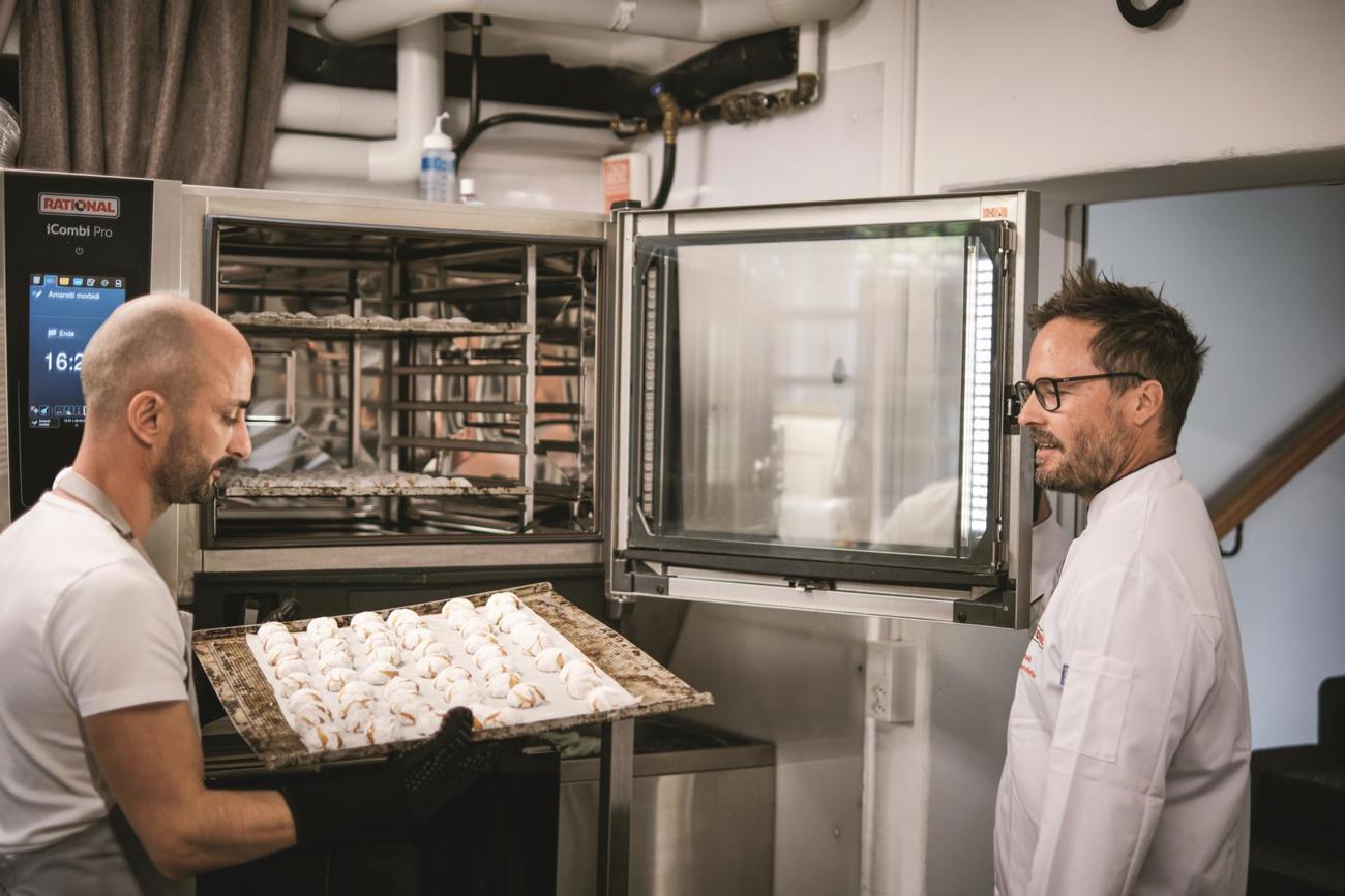 Sprechen die gleiche Sprache: Marco Ariano und Raphael Dübendorfer, regionaler Verkaufsleiter der Rational AG.