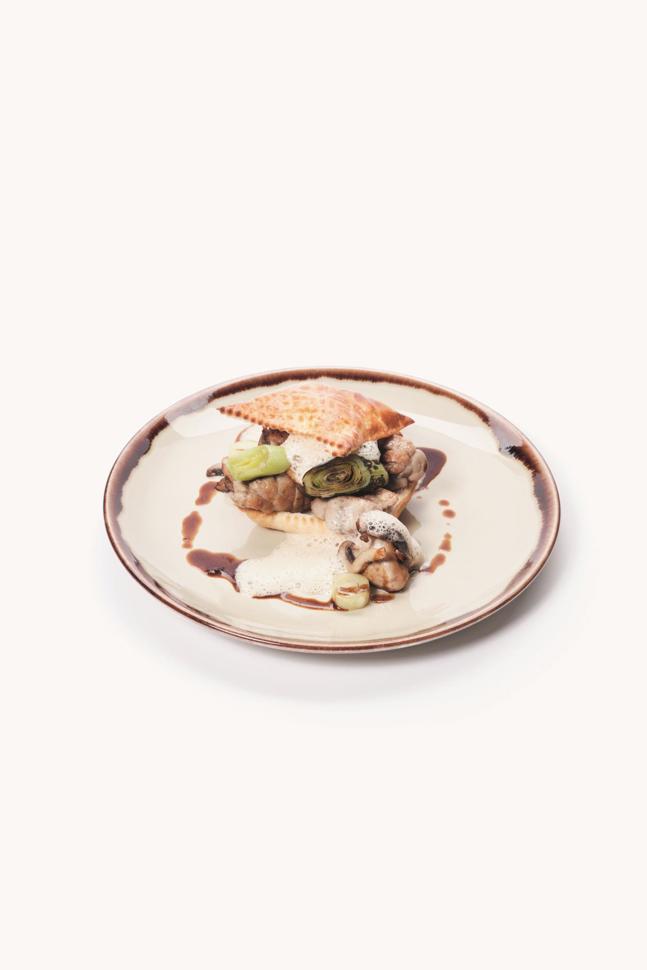 Milken, Lauch und Waldchampignons Milken, Lauch und Waldchampignons